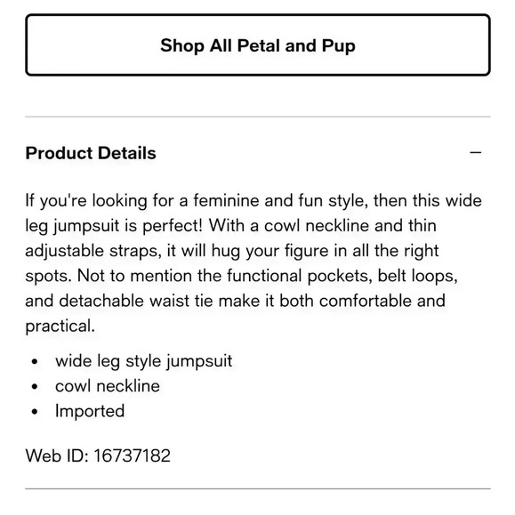 Floral Black Jumpsuit - Picture 10 of 10